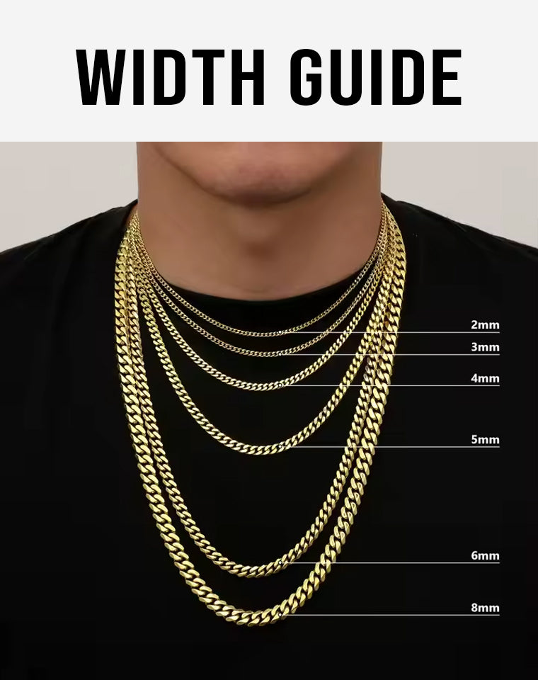 Cuban Link Chain - Silver (304L Stainless Steel) - Lavenir Jewelry