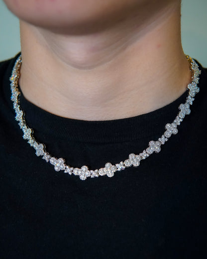 Diamond Cross Link Chain - Lavenir Jewelry