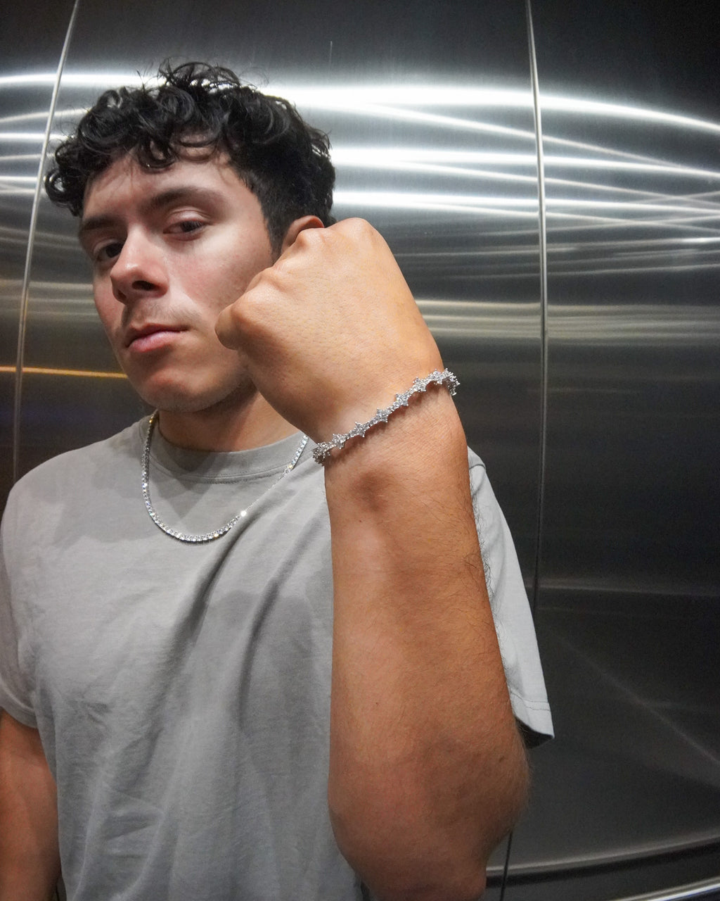 Diamond Tennis Bracelet - 14K White Gold - Lavenir Jewelry