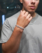 Diamond Clover Bracelet - 14K White Gold - Lavenir Jewelry