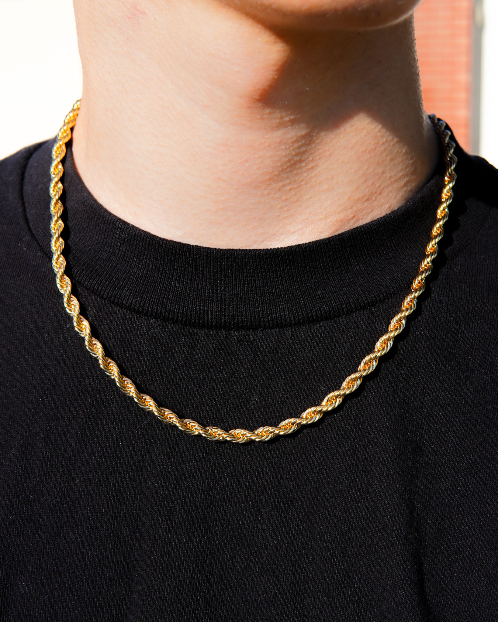Rope Chain - 18K Gold (All Sizes)
