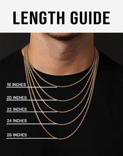 Rope Chain - 18K Gold