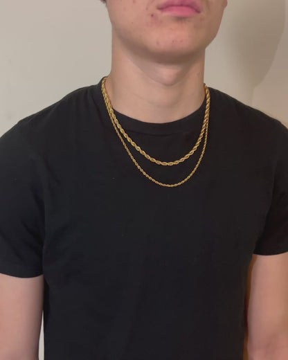 Rope Chain - 18K Gold